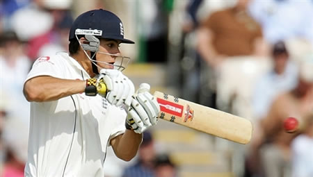 Cook hits a boundary