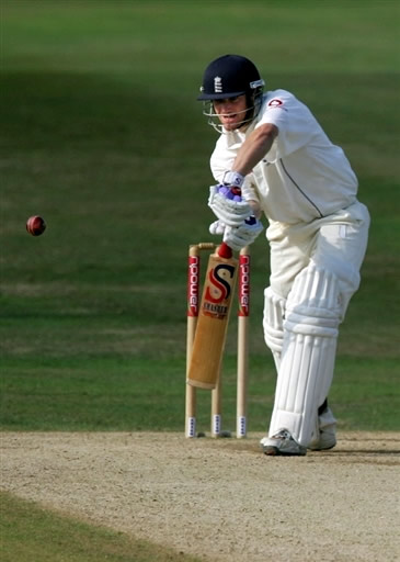 Chris Read plays a cover drive