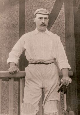 John Holland poses in the pavilion