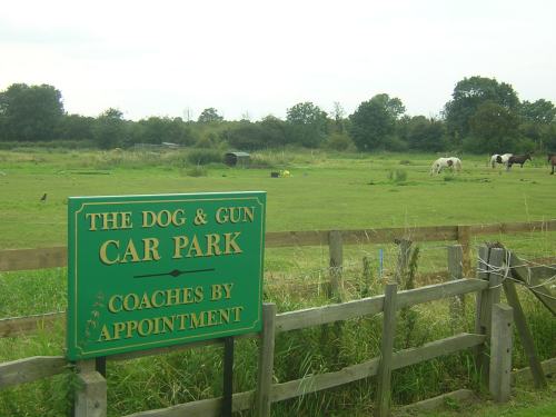 The site of the Dog and Gun Ground in 2007