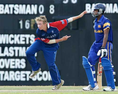 T Westley in action against Sri Lanka