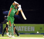 Tamim Iqbal plays a shot