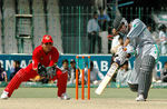 Shoaib Malik in action