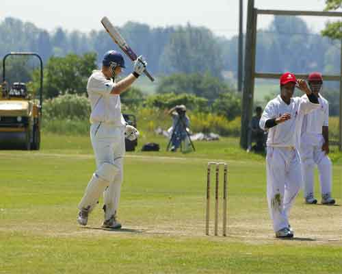 Dougie Lockhart celebrating reaching 150