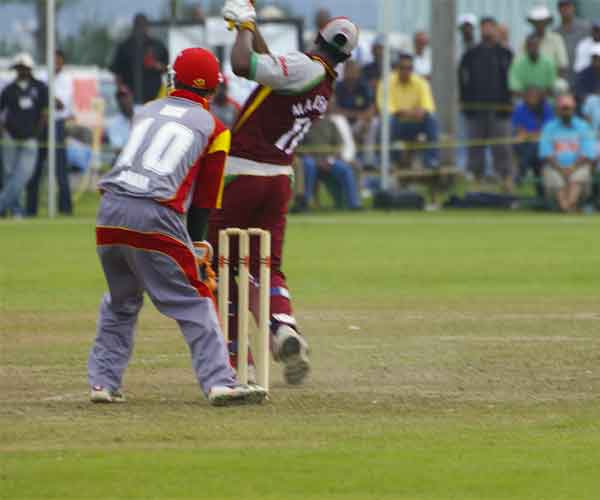 Xavier Marshall's powerful innings of 157 not out against Canada