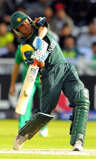 Younis Khan plays a shot