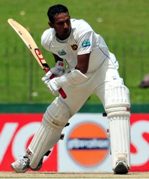 Samaraweera plays a shot