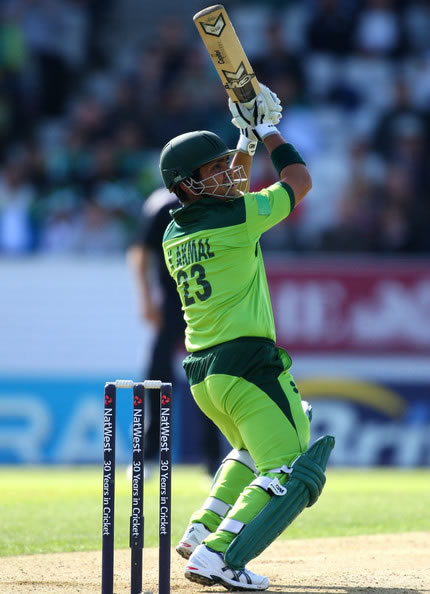 Kamran Akmal in action