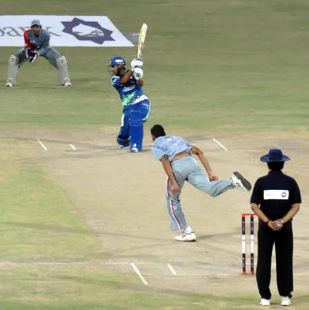 Rameez Raja in action