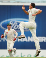 Mitchell Starc is thrilled to have his first Test wicket