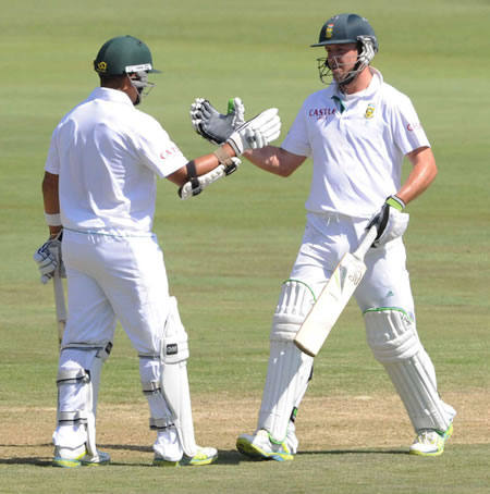 AB de Villiers and Ashwell Prince added 97 for the sixth wicket