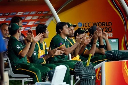 An image showing Pakistan's dressing room