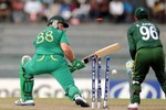 Richard Levi was unable to pick Saeed Ajmal's doosra