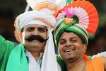 An image showing Pakistan's mascot with a fan