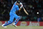 Virat Kohli plays the cut shot