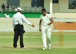 P Prasanth ready to bowl