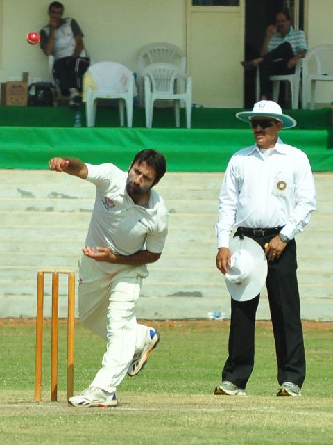 Parvez Rasool in action