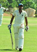 P Prasanth back to pavilion 