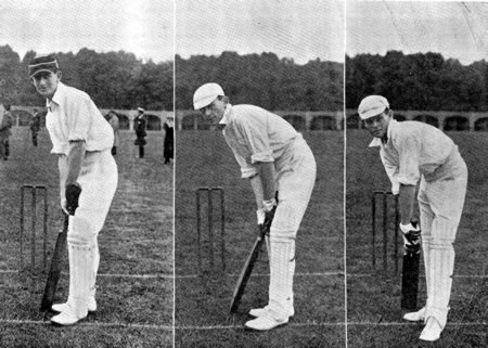 Batting Portrait of the Ashton Brothers, Cambridge, 1921