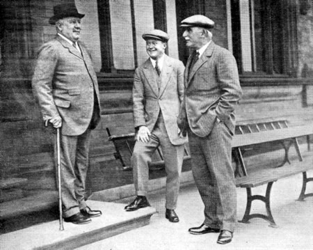 Three Lancashire Captains photographed together in 1922