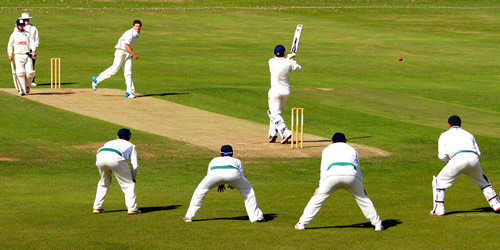 Ben France pulls through mid wicket