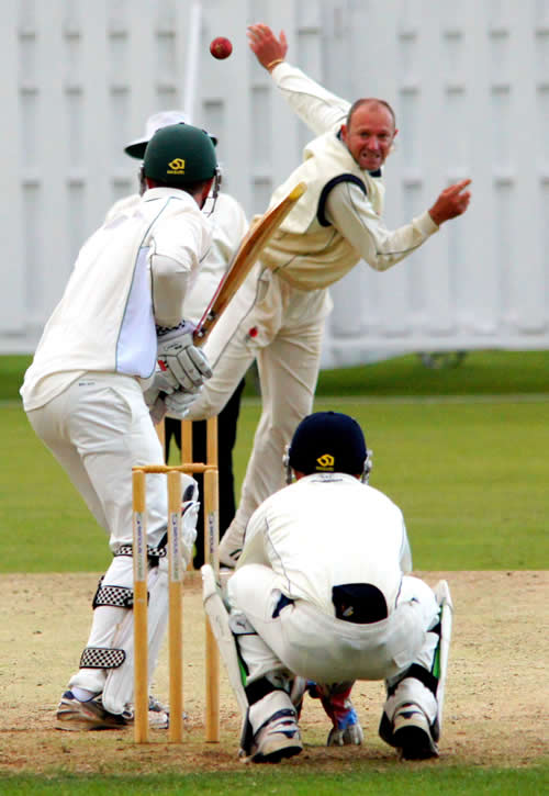 Chris Brown bowling