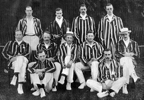 Free Foresters Team against Oxford University photograph 7th, 8th June 1906