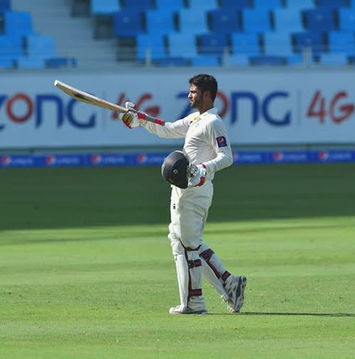 Ahmed Shehzad celebrates his 131