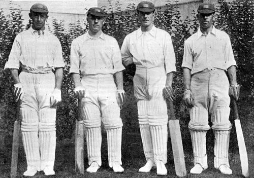 Four Middlesex Centurions v Hampshire June 1923