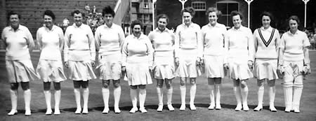 England Women team, 1st Test v Australia, Scarborough 1951