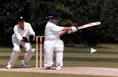 Kate Lowe batting