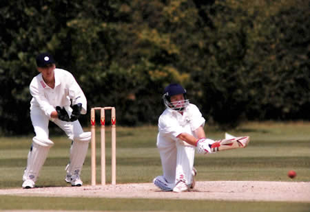 Kate Lowe batting