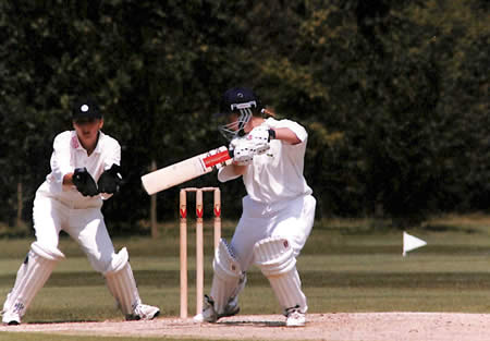 Kate Lowe batting