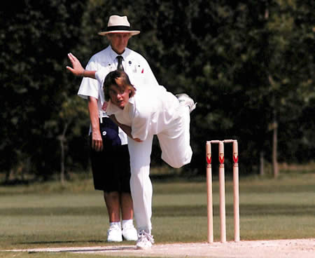 Unidentified Bowling Portrait of Julie Mann