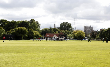 The Castle Park Cricket Ground, Colchester in Essex, England