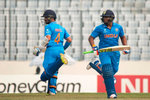 Anmolpreet Singh running between the wickets