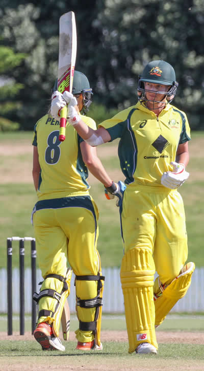 Meg Lanning celebrates her century