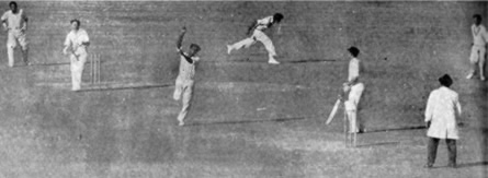 Israr Ali bowls Les Flavell again