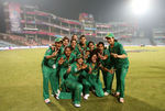 Pakistan celebrate after beating Bangladesh