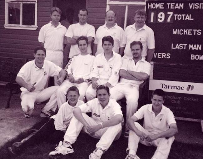 Trent Bridge team v Hoveringham, May 1998