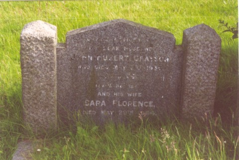 Last resting place of John Grayson