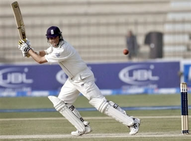 Marcus Trescothick plays a shot