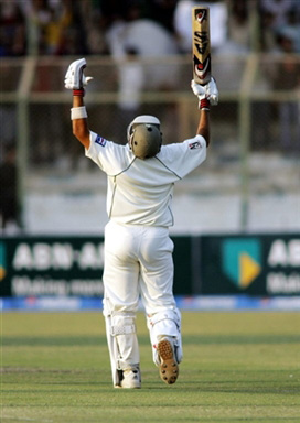 Faisal Iqbal looking at sky