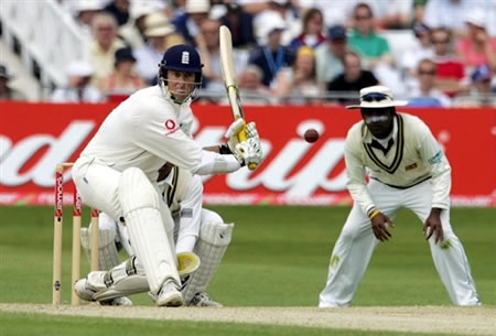 Trescothick about to play a shot